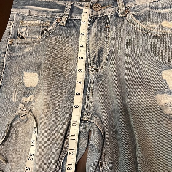 Men’s CJ Black Denim Boot Distressed Jeans Size 30x32 (GOOD) - Picture 8 of 9